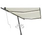 vidaXL Tenda Automatica con Sensore Vento e LED 500x350 cm Crema vidaXL Tenda Automatica con Sensore Vento e LED 500x350 cm Crema