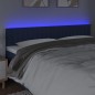 vidaXL Testiera a LED Blu 200x5x78/88 cm in Tessuto vidaXL Testiera a LED Blu 200x5x78/88 cm in Tessuto