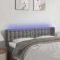 vidaXL Testiera a LED Grigio Scuro 147x16x78/88 cm in Tessuto vidaXL Testiera a LED Grigio Scuro 147x16x78/88 cm in Tessuto