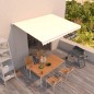 Tenda da Sole Retrattile Manuale 450x350 cm Crema Tenda da Sole Retrattile Manuale 450x350 cm Crema