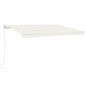 Tenda da Sole Retrattile Manuale 450x350 cm Crema Tenda da Sole Retrattile Manuale 450x350 cm Crema