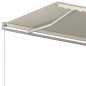 Tenda da Sole Retrattile Manuale 450x350 cm Crema Tenda da Sole Retrattile Manuale 450x350 cm Crema