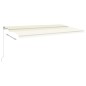 Tenda da Sole Retrattile Manuale 600x350 cm Crema
