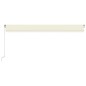 Tenda da Sole Retrattile Manuale 600x350 cm Crema