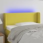 Testiera a LED Verde 103x16x78/88 cm in Tessuto Testiera a LED Verde 103x16x78/88 cm in Tessuto