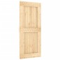 vidaXL Porta Scorrevole con Set Hardware 90x210 cm Legno Massello Pino vidaXL Porta Scorrevole con Set Hardware 90x210 cm Legno Massello Pino