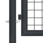 vidaXL Cancello per Giardino in Acciaio Zincato 400x125cm Grigio vidaXL Cancello per Giardino in Acciaio Zincato 400x125cm Grigio