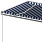 Tenda da Sole Autoportante Automatica 450x350 cm Blu Bianca Tenda da Sole Autoportante Automatica 450x350 cm Blu Bianca