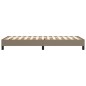 vidaXL Giroletto senza Materasso Tortora 90x190 cm Tessuto vidaXL Giroletto senza Materasso Tortora 90x190 cm Tessuto