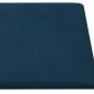 vidaXL Pannelli Murali 12 pz Blu 30x15 cm in Velluto 0,54 m² vidaXL Pannelli Murali 12 pz Blu 30x15 cm in Velluto 0,54 m²