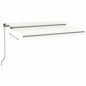 Tenda da Sole Retrattile Manuale 350x250 cm Crema Tenda da Sole Retrattile Manuale 350x250 cm Crema