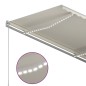 Tenda da Sole Automatica Sensore Vento e LED 3,5x2,5 m Crema Tenda da Sole Automatica Sensore Vento e LED 3,5x2,5 m Crema