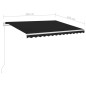 Tenda da Sole Automatica LED Sensore Vento 3,5x2,5 m Antracite Tenda da Sole Automatica LED Sensore Vento 3,5x2,5 m Antracite