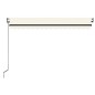 vidaXL Tenda Automatica con Sensore Vento e LED 450x350 cm Crema vidaXL Tenda Automatica con Sensore Vento e LED 450x350 cm Crema