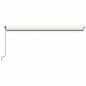 vidaXL Tenda da Sole Retrattile Automatica 500x350 cm Crema vidaXL Tenda da Sole Retrattile Automatica 500x350 cm Crema