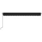 Tenda Automatica con Sensore Vento e LED 500x350 cm Antracite Tenda Automatica con Sensore Vento e LED 500x350 cm Antracite