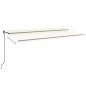 Tenda da Sole Retrattile Automatica 600x350 cm Crema Tenda da Sole Retrattile Automatica 600x350 cm Crema