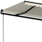 Tenda da Sole Retrattile Automatica 600x350 cm Crema Tenda da Sole Retrattile Automatica 600x350 cm Crema
