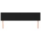 Testiere 2 pz Nero 100x5x78/88 cm in Tessuto Testiere 2 pz Nero 100x5x78/88 cm in Tessuto