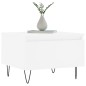 vidaXL Tavolini da Salotto 2pz Bianchi 50x46x35cm in Legno Multistrato