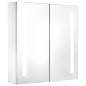 Armadietto Bagno con Specchio e LED 60x14x62 cm Armadietto Bagno con Specchio e LED 60x14x62 cm
