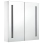 Armadietto Bagno con Specchio e LED 60x14x62 cm Armadietto Bagno con Specchio e LED 60x14x62 cm