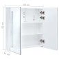 Armadietto Bagno con Specchio e LED 60x14x62 cm Armadietto Bagno con Specchio e LED 60x14x62 cm