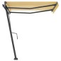 Tenda da Sole Retrattile Manuale 300x250 cm Gialla e Bianca Tenda da Sole Retrattile Manuale 300x250 cm Gialla e Bianca