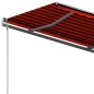 Tenda da Sole Retrattile Manuale 300x250 cm Arancione e Marrone Tenda da Sole Retrattile Manuale 300x250 cm Arancione e Marrone
