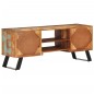 vidaXL Mobile Porta TV 112x30x45 cm in Legno Massello di Recupero vidaXL Mobile Porta TV 112x30x45 cm in Legno Massello di Recupero