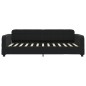 vidaXL Divano Letto con Materasso Nero 90x200 cm in Velluto vidaXL Divano Letto con Materasso Nero 90x200 cm in Velluto