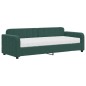 vidaXL Divano Letto con Materasso Verde Scuro 80x200 cm in Velluto vidaXL Divano Letto con Materasso Verde Scuro 80x200 cm in Velluto
