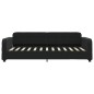 vidaXL Divano Letto con Materasso Nero 80x200 cm in Velluto vidaXL Divano Letto con Materasso Nero 80x200 cm in Velluto