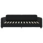 vidaXL Divano Letto con Materasso Nero 100x200 cm in Velluto vidaXL Divano Letto con Materasso Nero 100x200 cm in Velluto