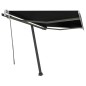 Tenda da Sole Retrattile Manuale con LED 300x250 cm Antracite Tenda da Sole Retrattile Manuale con LED 300x250 cm Antracite