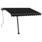 Tenda da Sole Retrattile Manuale con LED 300x250 cm Antracite Tenda da Sole Retrattile Manuale con LED 300x250 cm Antracite