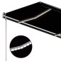 Tenda da Sole Retrattile Manuale con LED 300x250 cm Antracite Tenda da Sole Retrattile Manuale con LED 300x250 cm Antracite