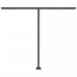Tenda da Sole Manuale con LED 300x250cm Arancione e Marrone Tenda da Sole Manuale con LED 300x250cm Arancione e Marrone