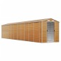 vidaXL Capanno Giardino Marrone Chiaro 191x980x198cm Acciaio Zincato vidaXL Capanno Giardino Marrone Chiaro 191x980x198cm Acciaio Zincato
