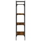 vidaXL Libreria Rovere Fumo 4 Ripiani 56x31,5x138,5 cm Multistrato vidaXL Libreria Rovere Fumo 4 Ripiani 56x31,5x138,5 cm Multistrato