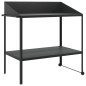 vidaXL Supporto per Piante Antracite 100x54,5x100 cm Acciaio Zincato vidaXL Supporto per Piante Antracite 100x54,5x100 cm Acciaio Zincato