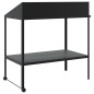 vidaXL Supporto per Piante Antracite 100x54,5x100 cm Acciaio Zincato vidaXL Supporto per Piante Antracite 100x54,5x100 cm Acciaio Zincato