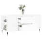 vidaXL Tavolino da Salotto Bianco 102x44,5x50 cm in Legno Multistrato vidaXL Tavolino da Salotto Bianco 102x44,5x50 cm in Legno Multistrato
