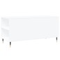 vidaXL Tavolino da Salotto Bianco 102x44,5x50 cm in Legno Multistrato vidaXL Tavolino da Salotto Bianco 102x44,5x50 cm in Legno Multistrato