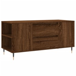 vidaXL Tavolino Salotto Rovere Marrone 102x44,5x50cm Legno Multistrato