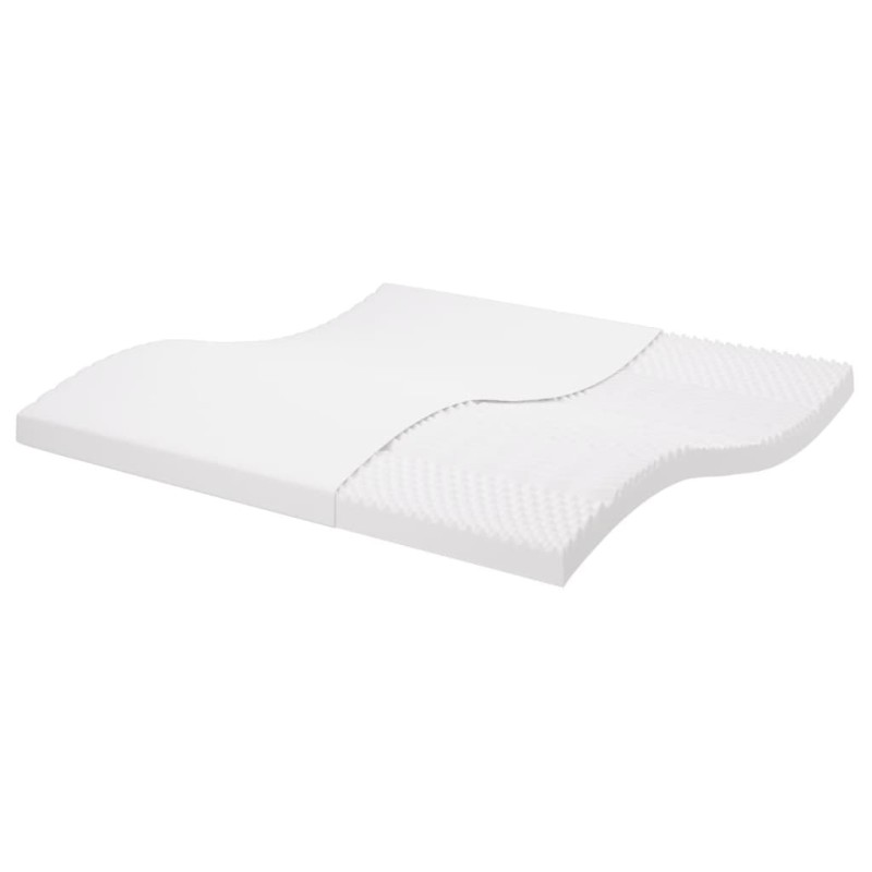 vidaXL Materasso in Schiuma Bianco 200x200 cm 7 Zone Durezza 20 ILD vidaXL Materasso in Schiuma Bianco 200x200 cm 7 Zone Durezza 20 ILD