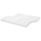 vidaXL Materasso in Schiuma Bianco 200x200 cm 7 Zone Durezza 20 ILD vidaXL Materasso in Schiuma Bianco 200x200 cm 7 Zone Durezza 20 ILD