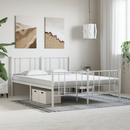 vidaXL Materasso in Schiuma Bianco 160x200 cm 7 Zone Durezza 20 ILD