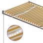 Tenda Automatica con Sensore Vento LED 300x250cm Gialla Bianca Tenda Automatica con Sensore Vento LED 300x250cm Gialla Bianca