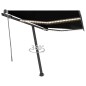 Tenda Automatica con Sensore Vento e LED 300x250 cm Antracite Tenda Automatica con Sensore Vento e LED 300x250 cm Antracite